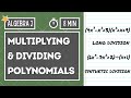 Polynomial Operations and Division Concepts