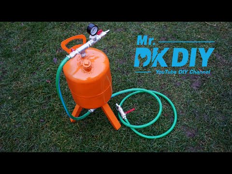 DIY Sandblaster / Turning an Old Freon Tank into a DIY Sandblaster