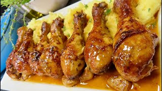 Pileći Batci Pečeni na Maslacu s Češnjakom i Mediteranskim Biljem - Recept!