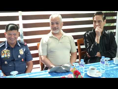 with Actors During the Ceremonial Signing Between PNP and Pinoyflix