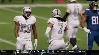 Madden OLL Raiders VS Colts