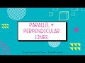 Equations of Parallel and Perpendicular Lines