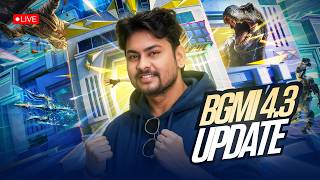 🔴LIVE - BGMI NEW UPDATE 4.3 | ROAD TO CONQUEROR