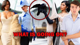 CELEBRITY HAUTE COUTURE WEEK FASHION ROAST (why does cardi b have a crow?)