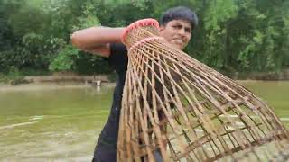 Unbelievable Polo Fishing ||  Catching Lots of Fish in Village Pond || Fishing video