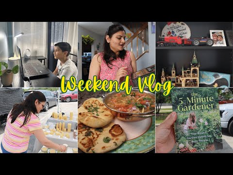 Special Indian Weekend Routine,Setting Up Govind's Room- New Additions, Farmer's Market Tour America
