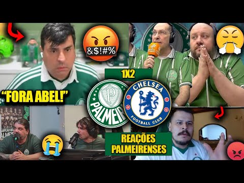 REAÇÕES dos PALMEIRENSES FURIOSOS com a ELIMINAÇÃO - PALMEIRAS 1X2 CHELSEA [REACT MUNDIAL]