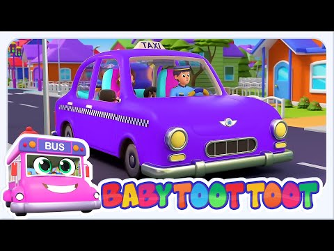 Baby Toot Toot Roues Sur le Taxi,Véhicule Transport + Plus Comptines en Français