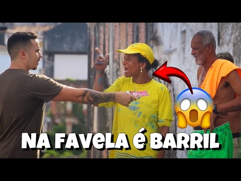 TAPA NA CARA NA FAVELA COM CEGO