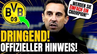 😱🔥BOMBASTISCH! DAS WAR EIN DURCHBRUCH! ES IST JETZT PASSIERT!  AKTUELLE NACHRICHTEN AUS BORUSSIA!