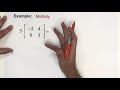 Matrix Concepts and Operations