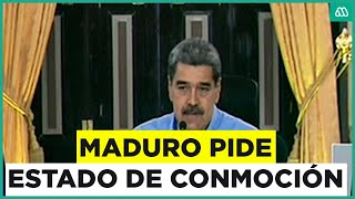 Por tensión con Estados Unidos: Maduro pide Estado de Conmoción Internacional en Venezuela