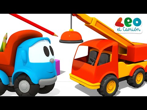 Leo el Camión - Aprende los Colores Jugando  30 mins mix - Carritos para niños