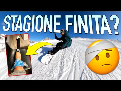 Primo giorno di Snowboard e STAGIONE FINITA? 🏂 Forse sì...