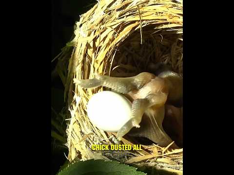 A Cuckoo Chick's Life in a Stolen Home! ? #shorts