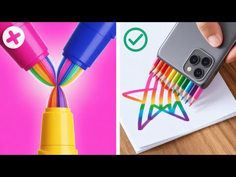DESAFIOS DE ARTE ULTRA RICO vs EXTRA POBRE 🎨 Ideias de Arte DIY Fáceis e Divertidas