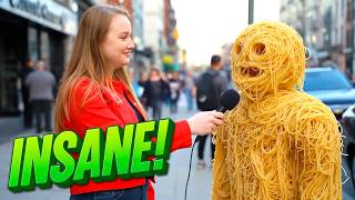 ABSOLUTELY INSANE STREET INTERVIEWS w/ Veo 3