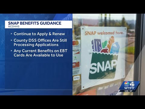 YouTube video thumbnail: North Carolina SNAP Benefits to Be Halted