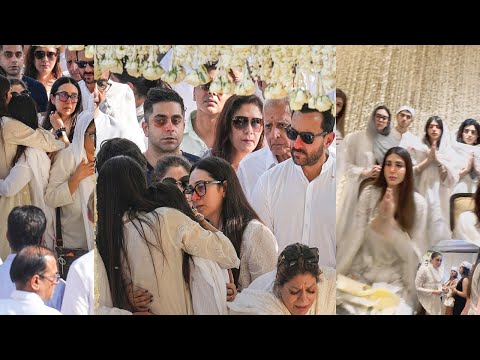 Kareena Kapoor brokedown in Tears with Karishma, Saif Ali Khan at Sunjay Kapur's Prayer Meet!