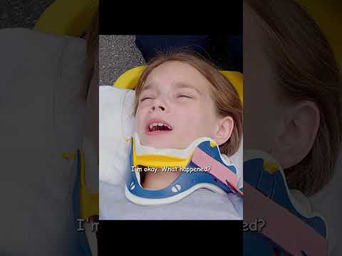 Girl checks on driver who hit her#shorts