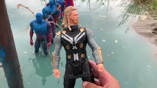 SUPERHERO AVENGERS, HULK SMASH, IRON SPIDERMAN, IRONMAN, CAPTION AMERICA, THANOS, THOR