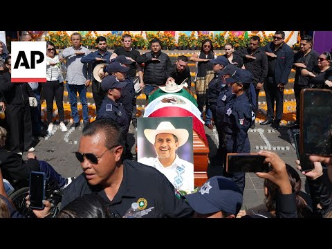 YouTube video thumbnail: Grief and Anger in Mexico After Mayor Shot Dead During Day of the Dead Celebrations
