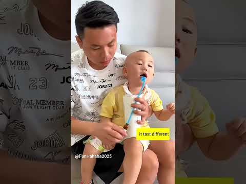 Dad’s Sneaky Juice Prank Backfires 😂🍼 #shorts