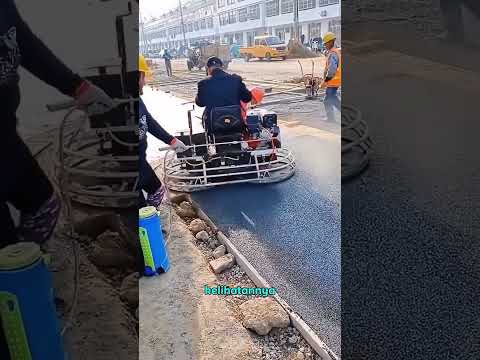 mesin penghalus cor jalan. teknologi kontruksi bangunan