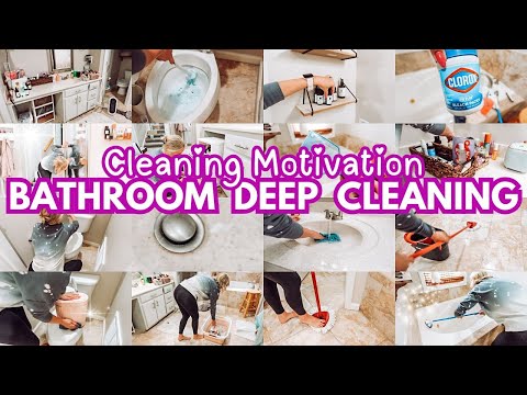 NEW! Bathroom Deep Cleaning Motivation- Clean With Me-Jessi Christine- Keep Calm and Clean