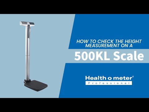 Health O Meter Eye Level Physician's Digital Scale - 500 Lbs.