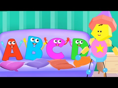 ABC - Peek A Boo Song, Preschool Fun Learning Videos for Kids