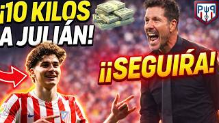 SIMEONE SEGUIRÁ LA 26/27 | EL ATLETI OFRECERA A JULIAN ALVAREZ 10 MILLONES POR TEMPORADA