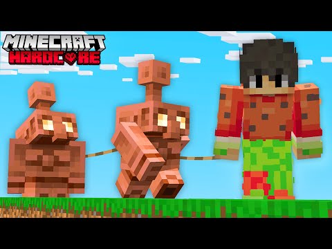 J'ai Adopté le Golem de Cuivre sur Minecraft Hardcore..