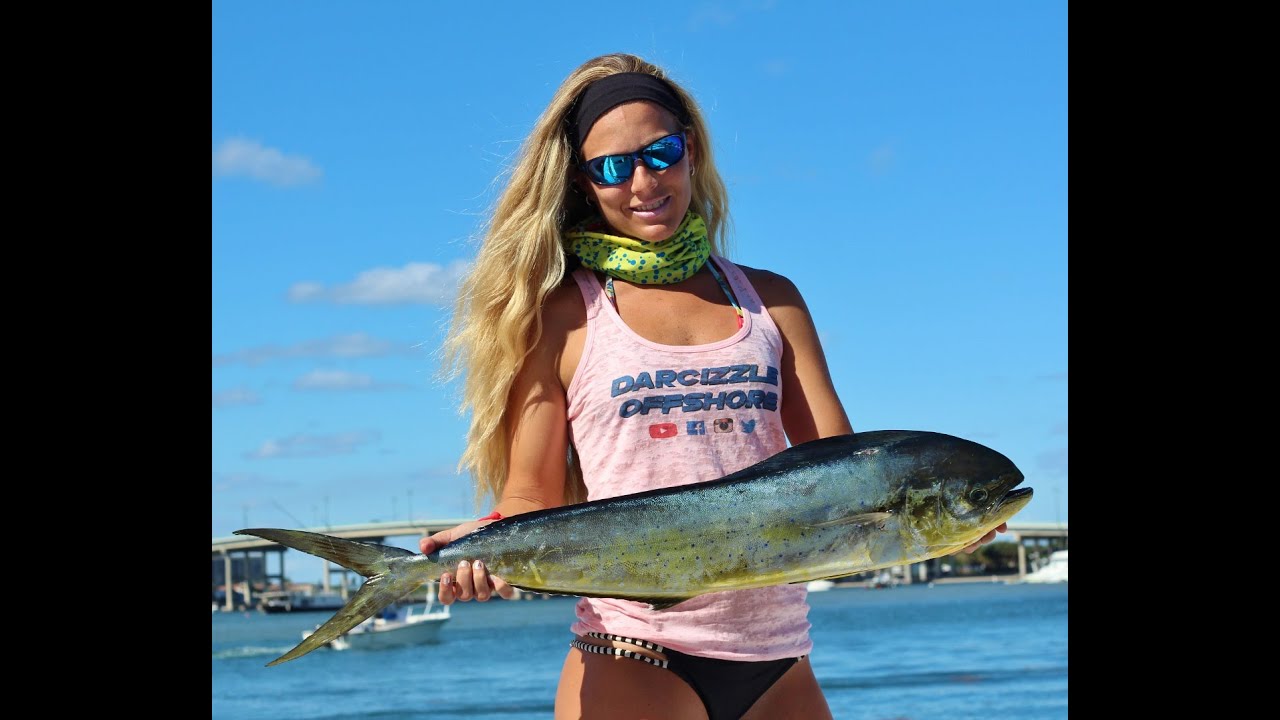 Florida Mahi, Big Jack & Girl Cleans a Fish Video