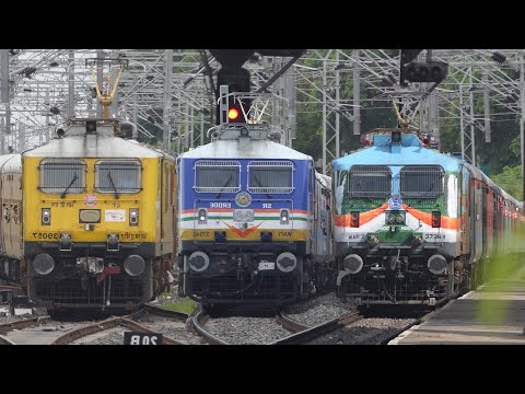 Stunning LOOKING WAP7 Locomotives | FATV EPISODE No 122 | TIRUKKURAL +NAVJEEVAN +MILLENIUM Etc. | IR