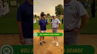 NELL Manager Daren Grande after District 19 12U Championship win over Ridley