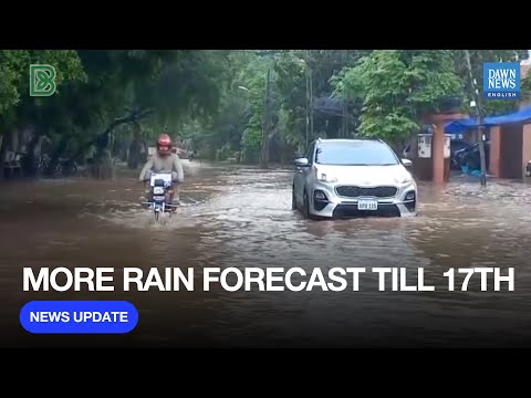 YouTube video thumbnail: Monsoon Rains Kill 5 in Lahore as Streets Flood; More Rain Forecast Across Punjab Till July 13