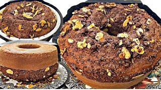 كيكة سهلة غير بيضة واحدة ديال الضياف وتحميرة الوجه😋 مع سر لي يخليها تجي طالعة ومفشفشة لي شافها يسولك