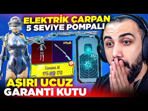YENİ SET VE RAKİBE ELEKTRİK ATAN POMPALI GELDİ!! 😱 170 UC'LİK GARANTİ ÇARK EFSANE! | PUBG MOBILE