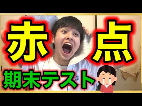 【受験生】期末テストの点数が悪すぎて人生終了...【中学3年】