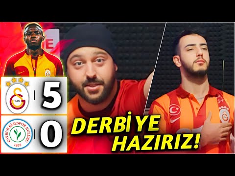 FANATİK GALATASARAYLILAR RİZESPOR MAÇINI İZLERSE | Galatasaray 5-0 Rizespor