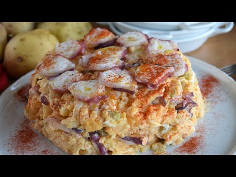 🐙 Ensaladilla de pulpo MUY FÁCIL Y ESTÁ BUENÍSIMA !!!