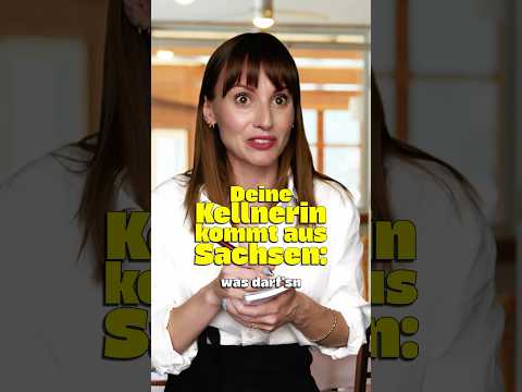 Deine Kellnerin kommt aus Sachsen 🥂 #comedy #dialekt #sachsen