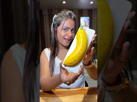 ✨🍌Banana icecream Cake சாப்ட்ருக்கிங்களா..!!😍| Emoji Food Challenge | #shorts