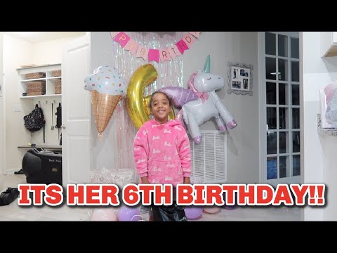 ITS HER 6TH BIRTHDAY!!