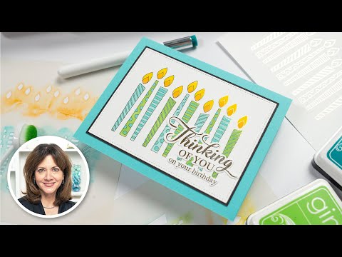 Birthday Card Tutorial with Gina K! Add Shine to Your Projects! | Scrapbook.com