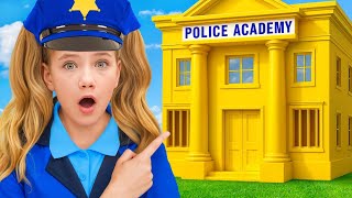 Funny escape from prison adventure with dress up challenge