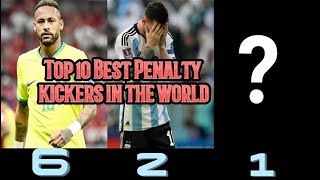 Top 10 best penalty kickers in the world in 2023. Messi Neymar Ronaldo Mbappe Robert Lewandowski.