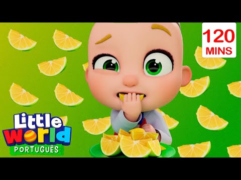 Vamos Provar Novos Sabores! 🍋🍓 | MARATONA - O Mundo de Nina e Nico – Little World Português
