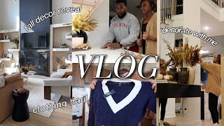 VLOG: Decorate With Me, Clothing Haul & Fall Home Decor Reveal!